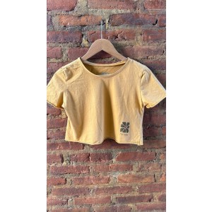 Cropped Basic Amarelo Mostarda